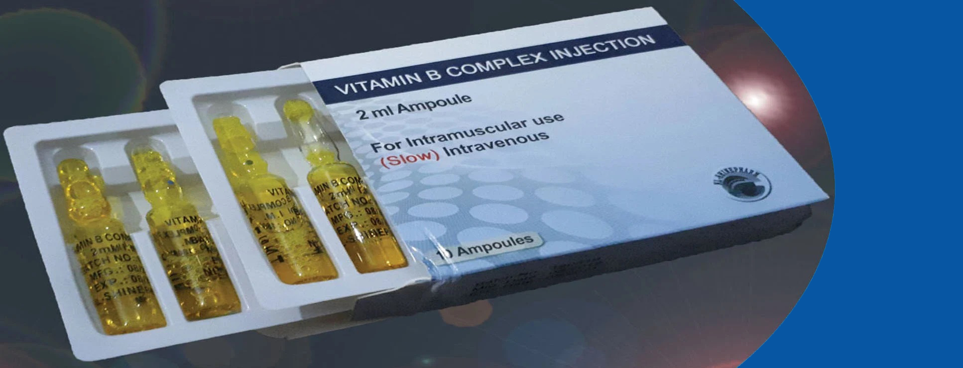 a box of vitamin b complex injections